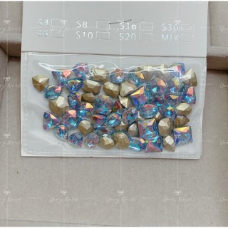 Set đá khối mix màu mix size đính móng