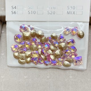 Set đá khối mix màu mix size đính móng