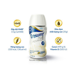 Lốc 6 chai sữa pha sẵn Ensure Plus Advance