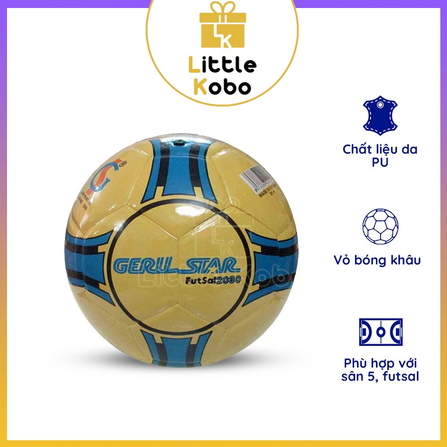   Geru Star  Banh Bóng Đá Futsal Gerustar 2030 Size Số 4 Sân Cỏ Nhân Tạo 5 Người Đồ Chơi Thể Thao 