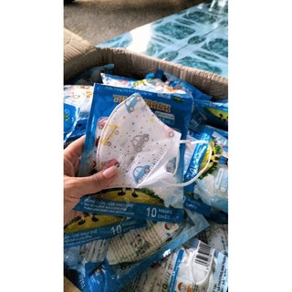 [10 cái] Khẩu trang 5d cho bé từ 2-8 tuổi