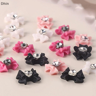 Set cham nơ nhuỵ đá đính móng mẫu mới siêu đẹp