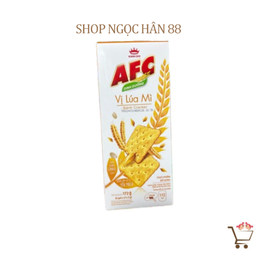 Bánh AFC Lúa mì, tảo biển, cốm non, bò bít tết, rau 172gr