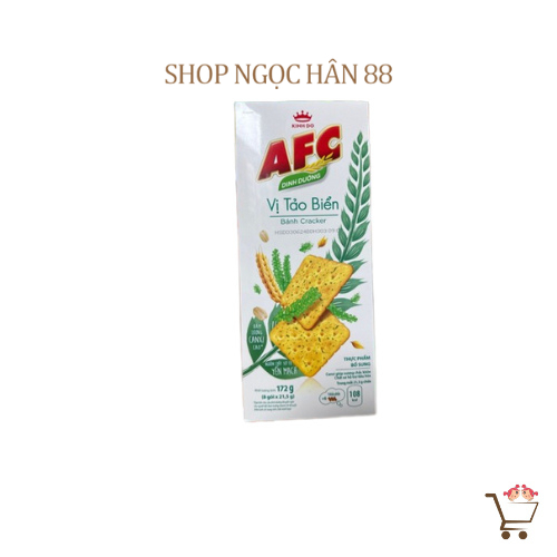 Bánh AFC Lúa mì, tảo biển, cốm non, bò bít tết, rau 172gr