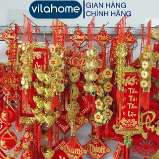 Combo 20 Liễn Treo Tết, Dây Treo Decor Tết Trang Trí Treo Cây Mai Đào Quất, Đón Năm Mới 2026