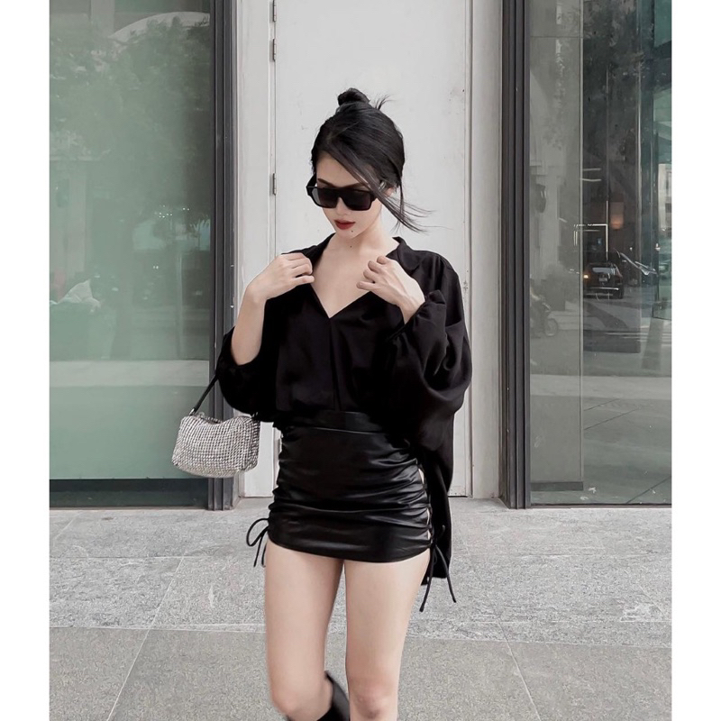 Áo Sơmi Đũi Trơn Basic Xuất Xịn