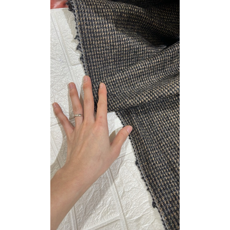 Dạ tweed nanh sói xuất dư 165k/3m khổ 1,5