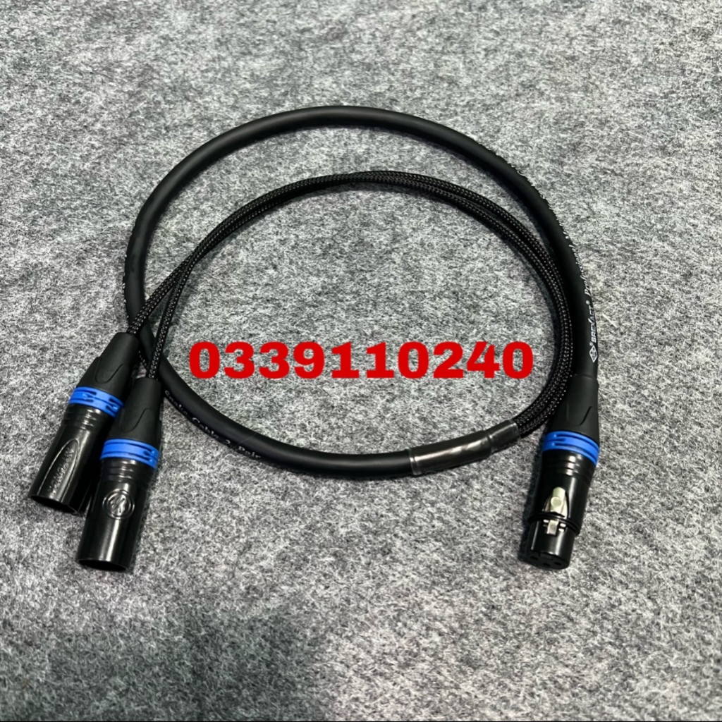 Dây 1 canon cái ra 2 canon đực loại tốt dài 1m