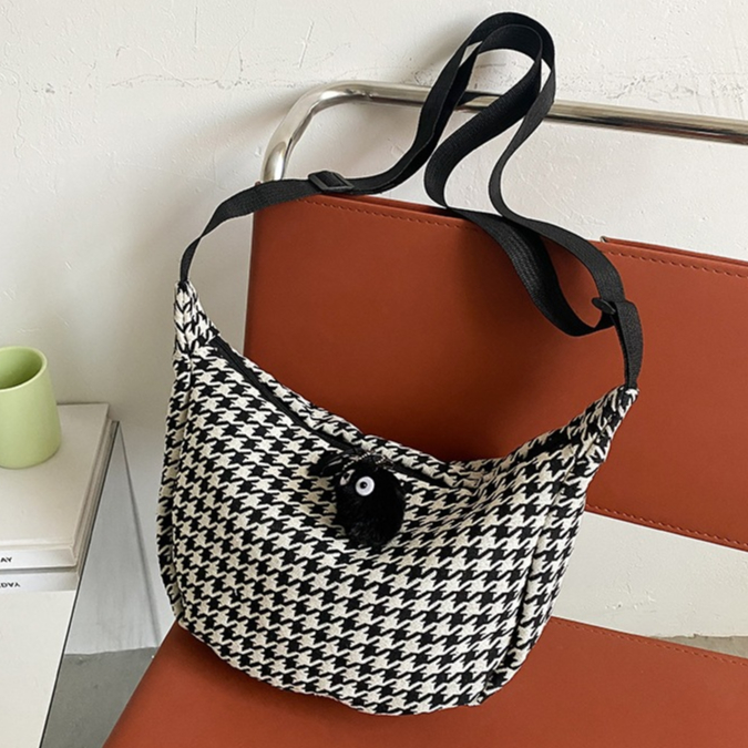 Túi đeo chéo túi tote Hàn Quốc unisex hot kẻ sọc basic phong cách trẻ trung năng động