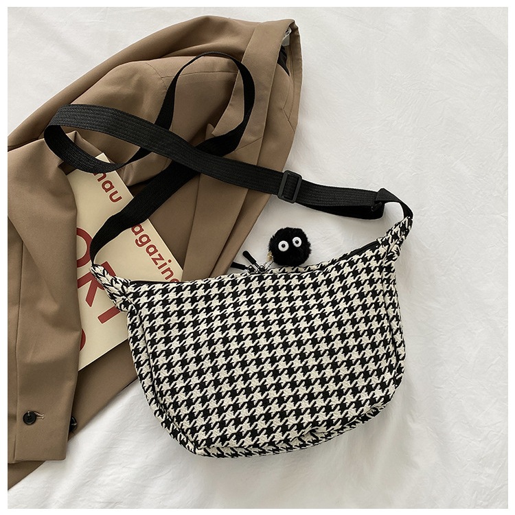 Túi đeo chéo túi tote Hàn Quốc unisex hot kẻ sọc basic phong cách trẻ trung năng động