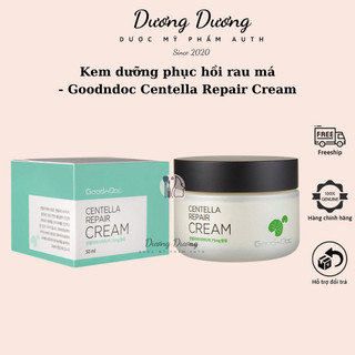 Kem dưỡng rau má GoodnDoc Centella Repair Cream 50ml dưỡng ẩm phục hồi, giảm thâm nám[Chính Hãng]