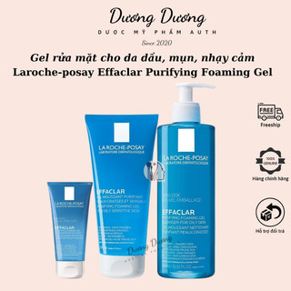 Gel rửa mặt dành cho da dầu nhạy cảm La Roche-Posay Effaclar Purifying Foaming Gel 200ml,400ml chính hãng