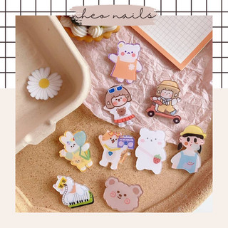 Gim cài balo - gim cài quần áo - huy hiệu cài balo anime cute