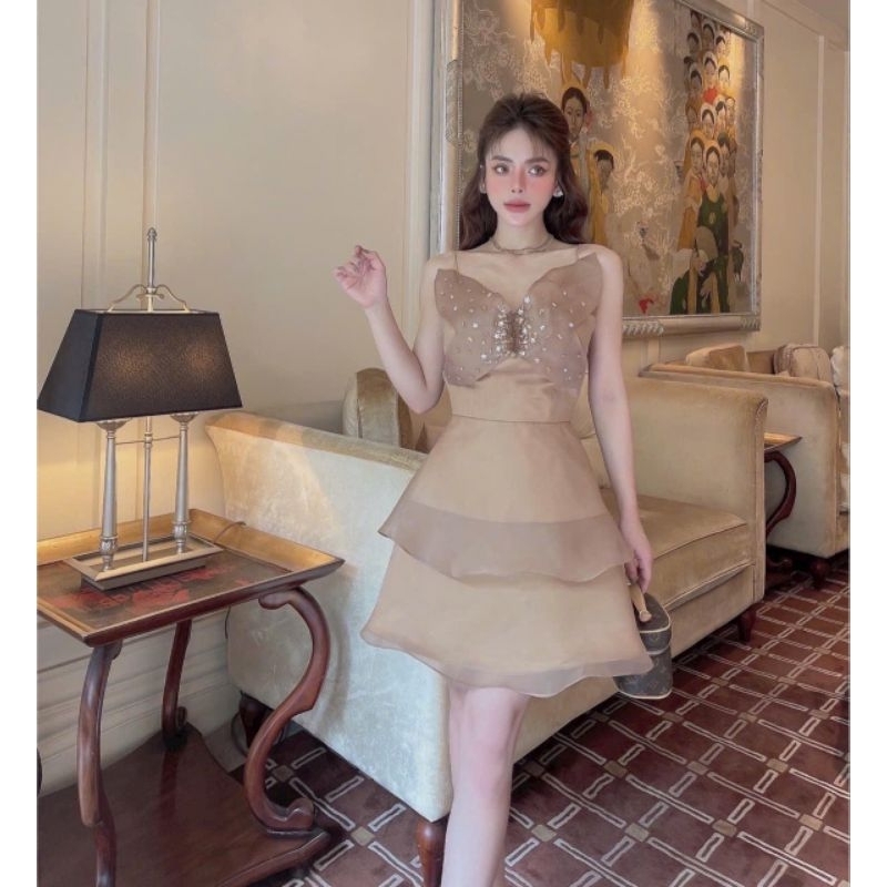 Đầm Sét Chọn Trên Live