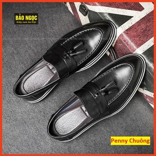 Giày penny nam thời trang ĐẾ KHÂU CỰC BỀN ✅ Giày lười nam da bò cao cấp 🎁 Đế cao su đúc với lót êm chân ✅ Mã KH5883