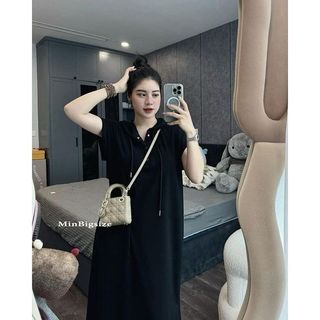 VZIP - Váy xuông cotton cộc tay mũ liền - Váy xuông cotton cộc tay mũ liền - Váy xuông cotton cộc tay mũ liền - Váy xuôn