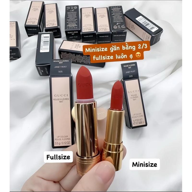 Son lì màu 505 minisize Janes rust