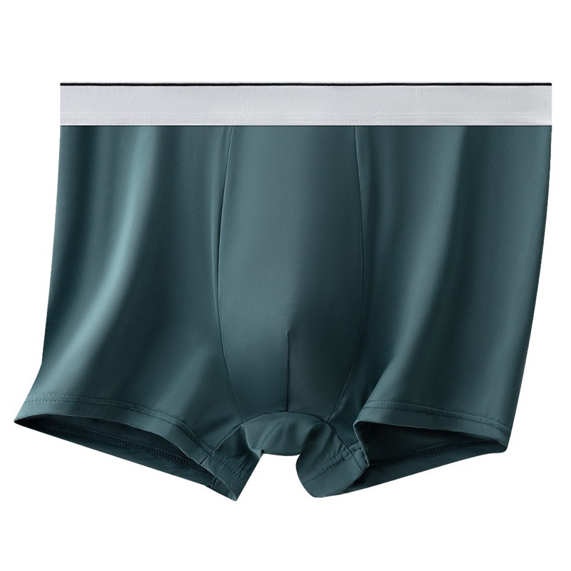 Quần lót nam boxer lụa su lạnh không đường may mềm mịn thoáng mát DAPPERMAN