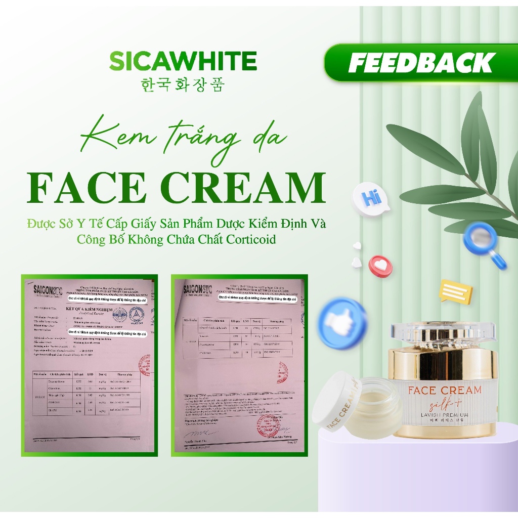 Combo 2 Kem Lụa Sica White 25G (Tặng Tẩy Da Chết 100G Và Sữa Rửa Mặt 40G) - SICA WHITE