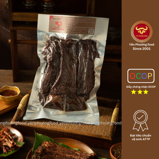 Thịt lợn gác bếp chuẩn vị Tây bắc, Lợn sấy, Lợn hun khói gói 500g [ Yến Phương food - Đặc sản Mường Lò Yên Bái ] YP15