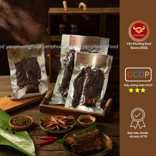 Thịt lợn gác bếp chuẩn vị Tây bắc, Lợn sấy, Lợn hun khói gói 200g [ Yến Phương food - Đặc sản Mường Lò Yên Bái ] YP14