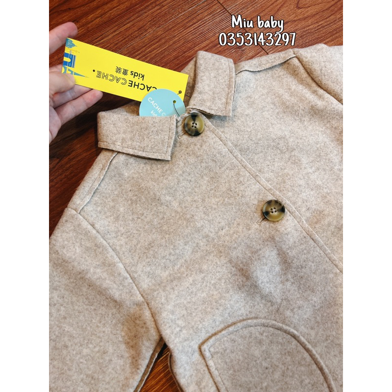 Áo khoác nỉ ép hiệu Cache Cache Kids bé trai