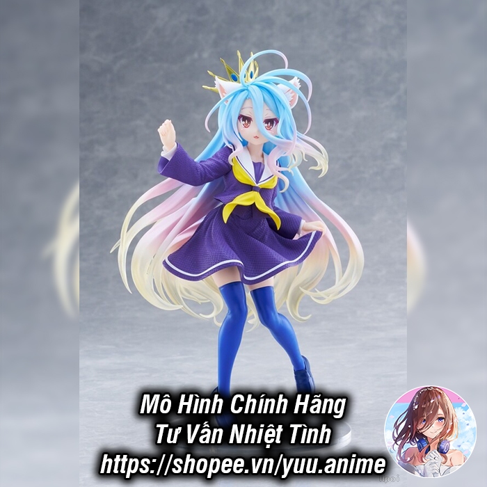 Mô Hình Chính Hãng No Game No Life - Shiro - Coreful Figure - Nekomimi Seifuku ver. (Taito)