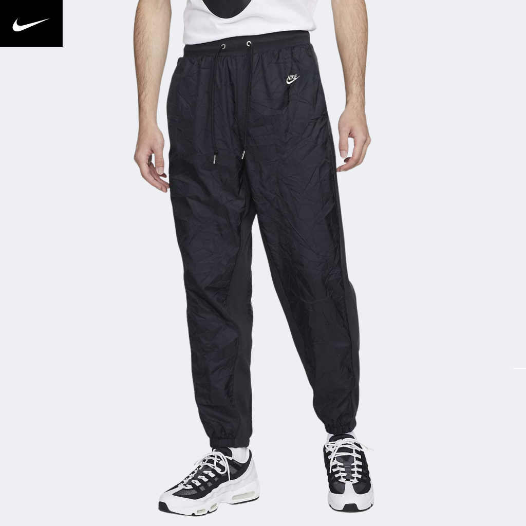 Quần dài thể thao nam nữ Nike Circa Winterized Lined Pants ; Quần dài chất dù giữ ấm, chạy bộ, chơi thể thao - Đen