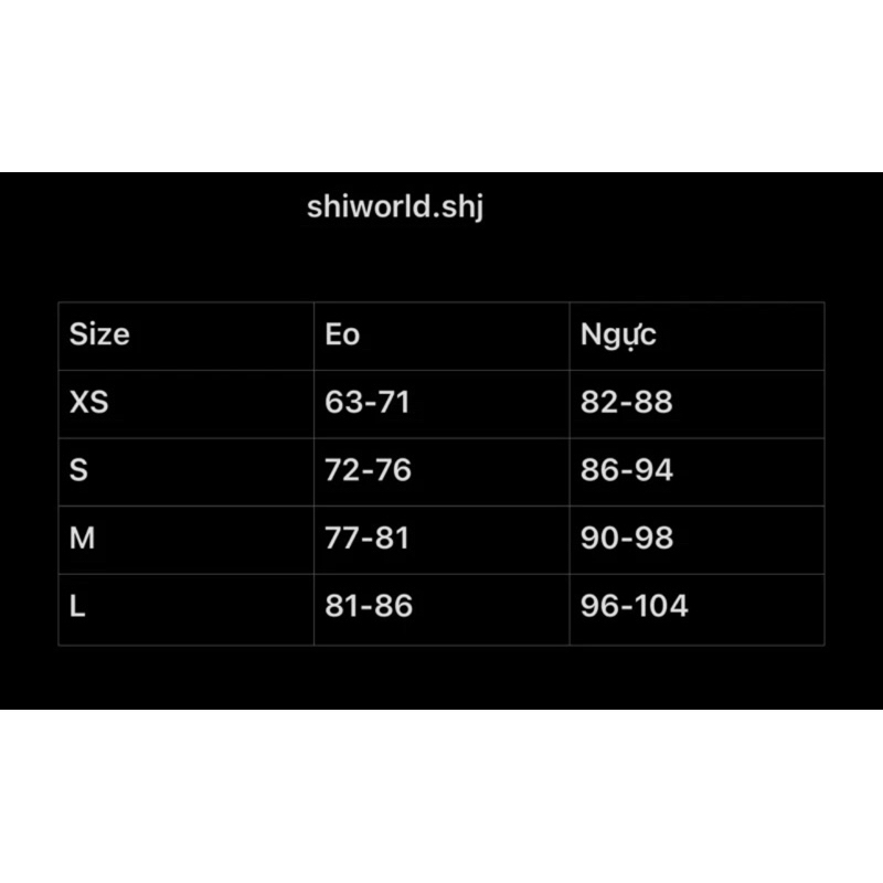 Áo ống corset BLACK SHELL CORSET