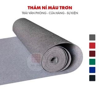 Thảm nỉ lót sàn văn phòng cửa hàng phòng khách ngủ, thảm sự kiện trải hội nghị sân khấu event 3mm