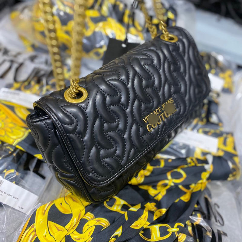 Túi versace nắp gập kèm khăn mẫu mới