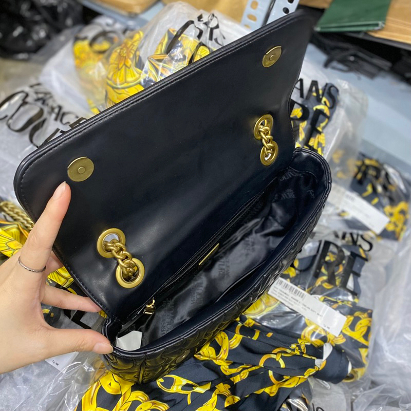 Túi versace nắp gập kèm khăn mẫu mới