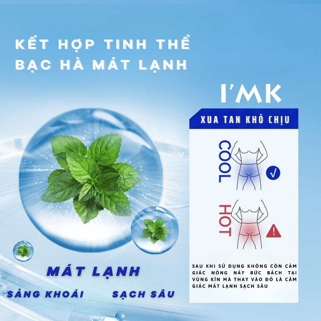Tinh Chất Vệ Sinh Nam Cao Cấp Lưu Hương 4 Giờ Chính Hãng I'MK Tiêu Chuẩn Hàn Quốc