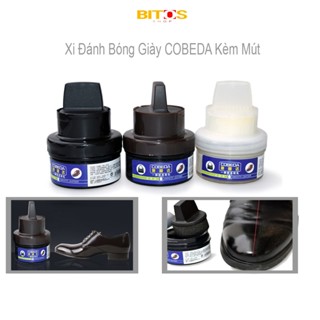 Hộp Xi đánh bóng giày COBEDA kèm mút đủ 3 màu đen nâu trắng trong suốt-XGR25 