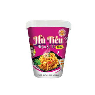 Hủ tiếu trộn sa tế chay 75g âu lạc ly