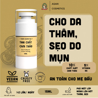 [15ml] Tinh chất chấm thâm cam thảo cho da thâm sẹo sau mụn Asari Cosmetics
