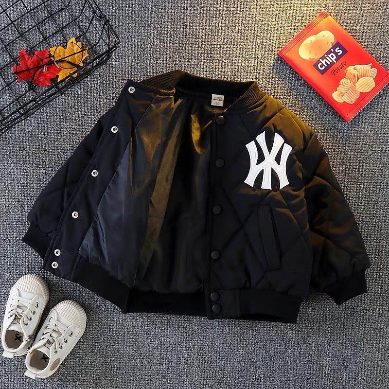 Đồ bé trai, áo khoác bomber chần bông quả trám ấm áp cho bé 10-27kg