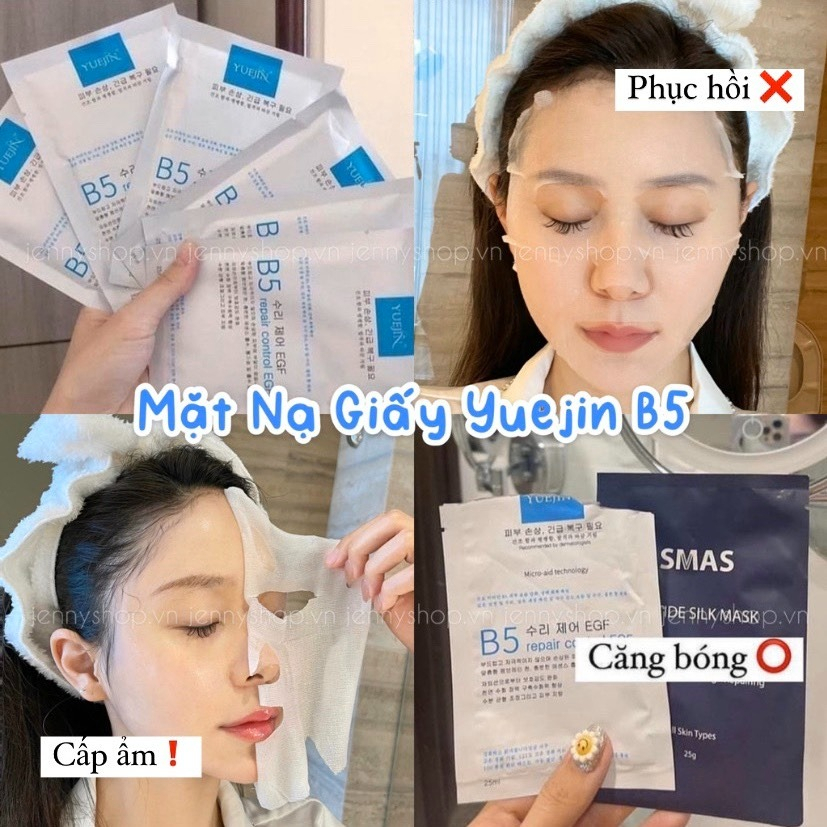 Mặt nạ B5 Repair Control EGF YUEJIN Phục hồi, cấp ẩm da , nâng cơ ngừa lão hóa và nếp nhăn / Subeo Beauty