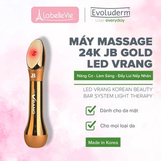 Máy massage mặt cầm tay 24K JB Gold LED VRANG Hàn Quốc