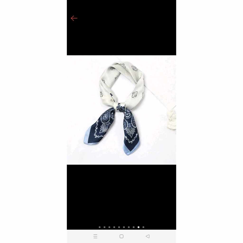 Khăn lụa satin nhiều mau sắc