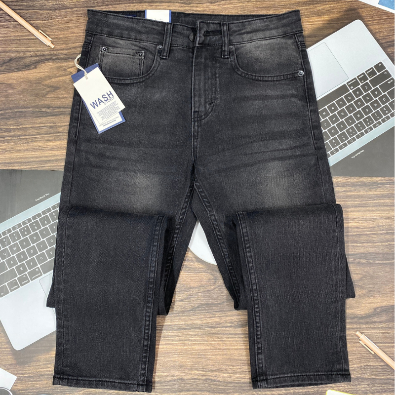 Quần Jeans Nam Quảng Châu Slim Fit  ÔM NHẹ ,chất cotton,co giãn nhẹ cam kết chất lượng sản phẩm
