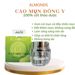 Kem mụn thâm mờ sẹo trắng da ngừa mụn almonds dưỡng trắng da mặt 20gr