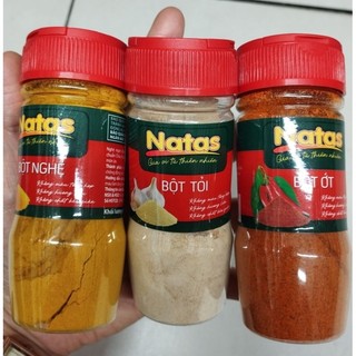 Bột nghệ ,bột tỏi , bột ớt natas 45g