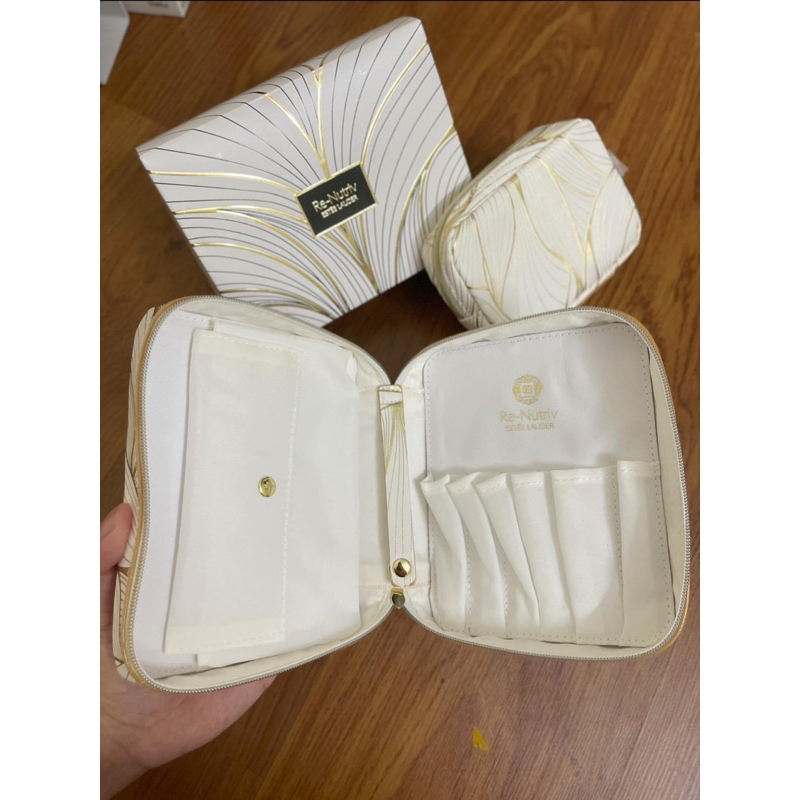 Set 2 túi gift Es.tee Lauder đựng đồ makeup