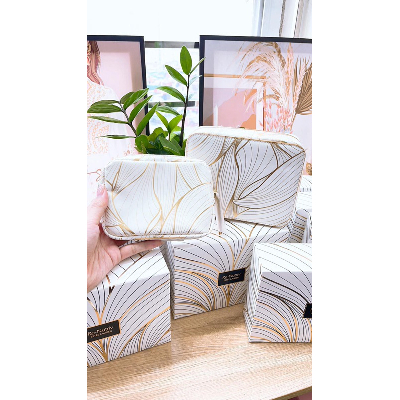 Set 2 túi gift Es.tee Lauder đựng đồ makeup