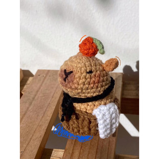 Móc Khoá Capybara Tắm Bồn Bằng Len - Handmade 🧶