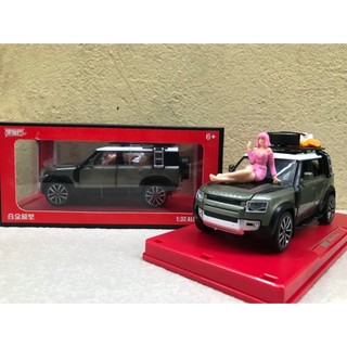 Mô hình xe đồ chơi range rover defender 2021 1:32