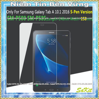 Kính cường lực full màn hình máy tính bảng samsung tab A6 10.1 inch ( p580- p585) 2016 có bút spen.