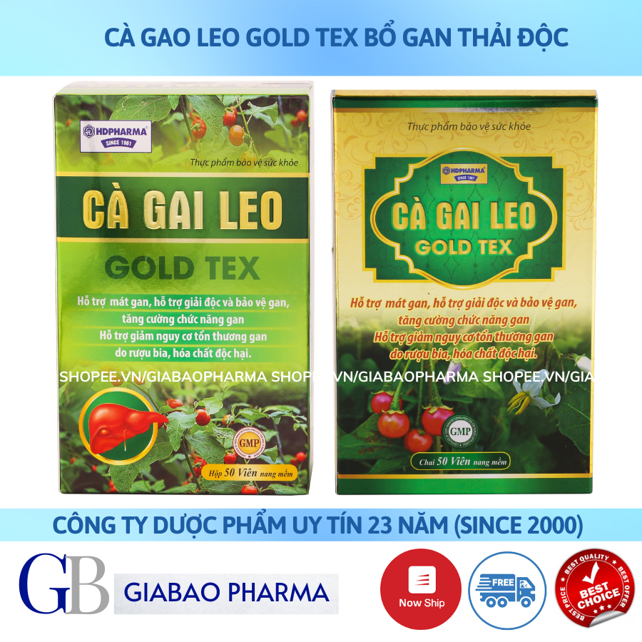 Viên uống giải độc gan Cà Gai Leo giúp làm mát gan, bảo vệ gan,hỗ trợ hạ men gan