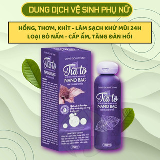 Dung dịch vệ sinh phụ nữ tía tô 150ml Khử mùi lưu hương suốt 24h Hết khí hư nấm ngứa mùi hôi vùng kín